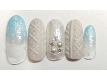 ネイルサロン 爪/秋冬ネイル