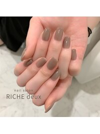 カプチーノカラーネイル