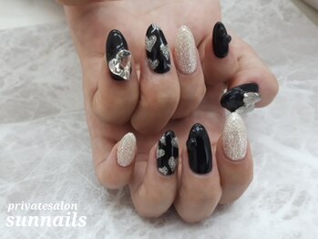 サンネイルズ(sun nails)/6本アート