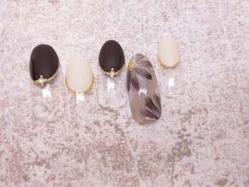 アンベリール 横浜店(Embellir)/(1863)ニュアンスフラワーネイル