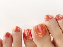 キラネイル アンド アイラッシュ by World Beauty(KIRA)/フットミラーネイル