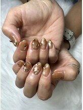 フラワーズネイル(flowers nail)/マグネット×ストーン