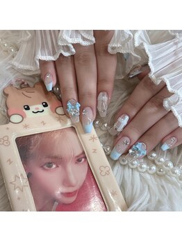 リンドネイル バイ モカ アンド ララ(Lind nail by moca and LaLa)/【mio】10本アート