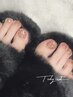 【足元からキラッキラに輝かせちゃお!!】Foot◇フラッシュネイル￥7800