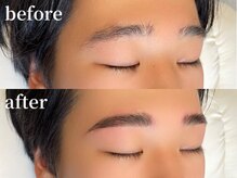 エムズアイブロウ 名古屋栄店(M’sアイブロウ)/メンズHBL★before→after