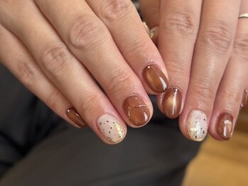 ラグ ネイル(RAG nail)/秋ネイル/マンスリーデザイン