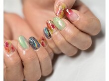 カイヤナイト(Nail Salon Kyanite)/ニュアンスインクデザイン