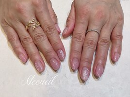 ふんわり桜ネイル