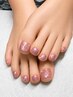 【新規限定】フットワンカラー・カラグラ　￥4000 角質ケア付