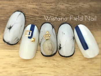 ウィスタリアフィールドネイル MONAD店(WISTARIA FIELD)/天然石 大理石 ネイル