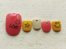 ネイルズオブレオ 梅田(Nails of LEO)/フットネイルアートコース￥7020