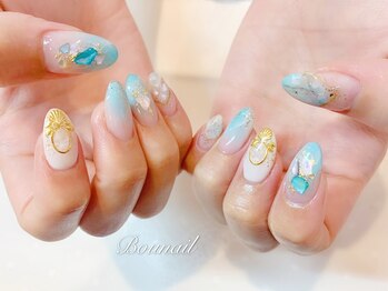 ネイルアンドアイラッシュ ボネール 銀座店(lash Bounail)/ニュアンス　シェル