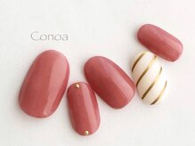 コノア(conoa)/ピンクストライプネイル