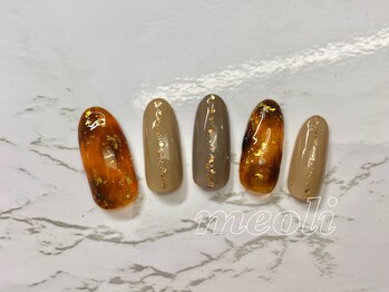 ミオリィ(meoli)/ワンカラー＋ニュアンスアート