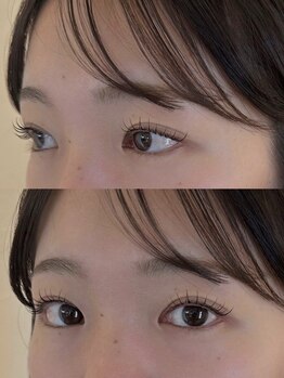 カリスティ(Kallisti)の写真/話題の"&Healthy"でナチュラルだけど華やかな目元に。エクステと自まつ毛が馴染みやすく持続力も向上。