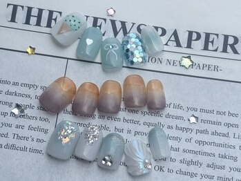 アイネイルズ 天神今泉店(I-nails)の写真/【HAND】定額アート ￥7500☆デザイン多数！毎月のネイルを楽しめるアートをご用意♪[天神今泉]