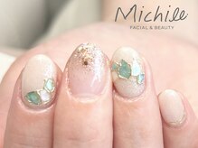 ミチル(Michill)/シェル囲みアート