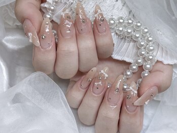 モカ 心斎橋(moca by Lee)/【Nanako】ガーリーネイル