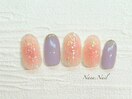 オーロラマーメイドネイル