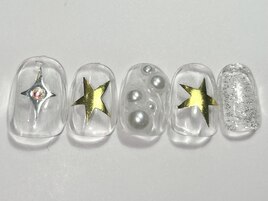 クリアゴールドスター￥4500