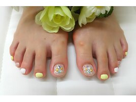 夏フットネイル