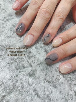 プライベート ネイルサロン マーマ(murmur)/にょろにょろアート