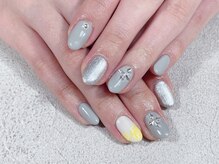 エシンネイルアート 池袋(Eshin nailart)/トレンドコース♪片手３本ずつ