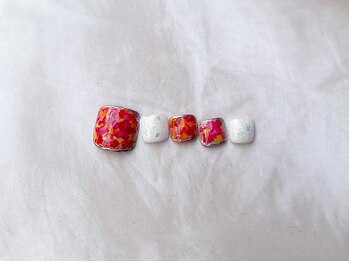 マーブルインクネイル