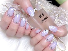 ボガスティーズネイル 鶴見店/手書きフラワー人気No.1☆