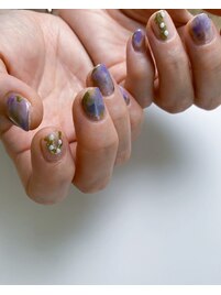 夜と夕方のニュアンスとパール