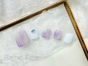 バービーフェイス 恵比寿(Barbie Face)/淡いパープルのフット
