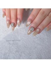 リアンスネイル ヴィヴィッド 岡山店(LianS nail ViViD)/マグネット＋パーツ