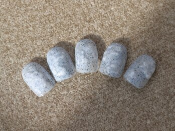 ツインネイル 名古屋駅店(twin.nail)/アシメデザイン ¥4980