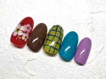 ネイルサロン メイプル(Nail Salon maple)/レトロ フラワー