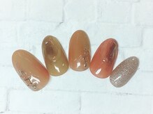 アルセア 上野御徒町店(Alcea)/秋ニュアンスネイル　秋