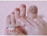 フットネイル　ワンカラーorラメグラデ  ¥6000