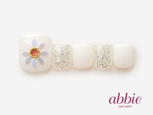 ネイルサロン アビー グランデュオ蒲田店(abbie)/オーロラフラワー　￥9,460