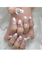 東海最大級ネイルサロン by レディスペネイル 名駅店/チークネイル