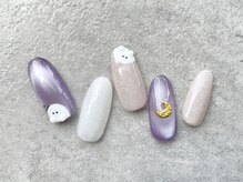 ターラ(Tara)/ハロウィンネイル月とおばけ