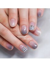 たゆ ネイル(たゆnail)/グラデーション千鳥柄ネイル