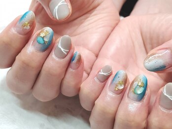 ルアナ 高槻(Luana.)の写真/【持込OK★designアート10本¥9500】年中ネイルを楽しもう♪”なりたい”を形に◎自慢したくなる指先◆