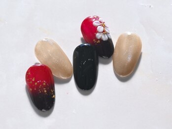 ルシェルアイ/和装☆着物☆3Dフラワー☆マグ