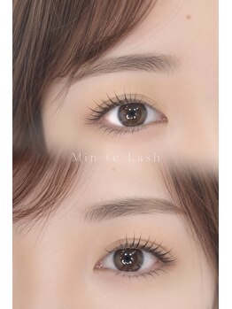 ミントラッシュ 郡山桑野店の写真/【フラットマットラッシュ100本￥5000】自まつ毛の負担を軽減しながらナチュラルにぱっちりとした目元へ♪
