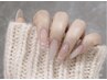 ジェル シンプル可愛い*4本持ち込みネイルコース ¥7500