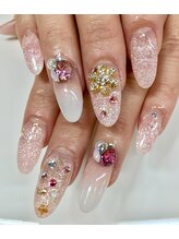 ダブルムーンビューティフル(DOUBLEmoonBeautiful)/スカルプ☆ラメグラデーション