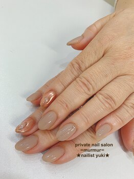 プライベート ネイルサロン マーマ(murmur)/ミラーネイル