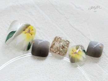 geNe 'n GRUS(ジーン アンド グルス)/8・9月FOOTエアジェルアート