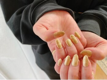 モグネイル(Mogunail)/ラメワンカラーネイル