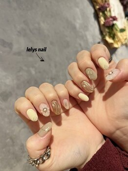 レリーズ ネイル(Lelys nail)/ニュアンスネイル 立体ネイル