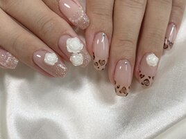 ヒョウ柄ネイル